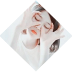 qq菱形女头图片