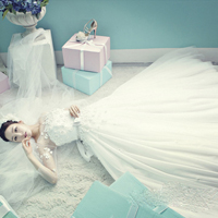 女生穿漂亮白色婚纱QQ头像图片(图20)