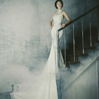女生穿漂亮白色婚纱QQ头像图片(图17)