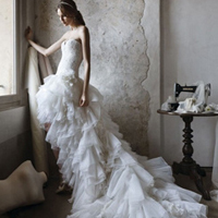 女生穿漂亮白色婚纱QQ头像图片(图56)
