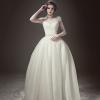 女生穿漂亮白色婚纱QQ头像图片(图21)