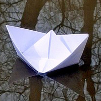 唯美小纸船头像图片(图38)