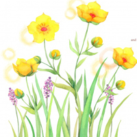 唯美动漫卡通花朵植物头像图片(图19)