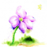 唯美动漫卡通花朵植物头像图片(图35)