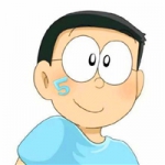 大雄和静香一左一右动漫情头图片