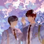 唯美浪漫男男动漫头像图片