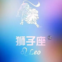 狮子座女头带字