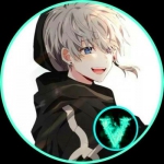 右下角带v字的动漫帅气男头图片