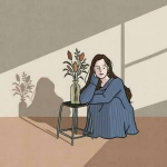 简单宝藏女孩卡通头像图片