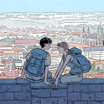 漫画开心甜蜜情侣头像图片