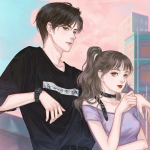 甜蜜时尚漫画情头图片