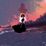 治愈系意境氛围女头图片