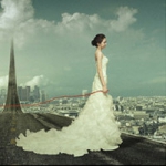 唯美婚纱女生qq头像图片