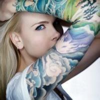 纹身霸气女生社会人头像图片(图8)