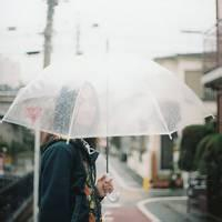 伤感雨中打伞女生丧系头像图片(图6)