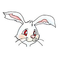 兔子图片卡通可爱头像