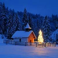 冬季雪景唯美风景头像图片(图14)