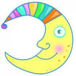 月亮卡通qq头像图片