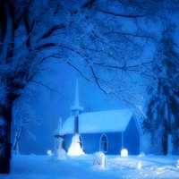 冬季雪景唯美风景头像图片(图18)