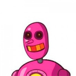 Q版可爱卡通机器人头像图片