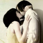亲密浪漫非主流情侣亲吻头像图片
