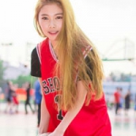 清纯穿球衣女孩子头像图片