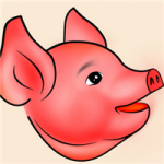 可爱萌猪头头像图片