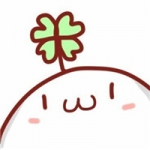 可爱插四叶草幸运草卡通头像图片