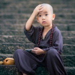 超萌可爱小和尚真人头像图片