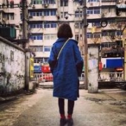 个性女头背影图片