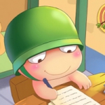 可爱炮炮兵卡通QQ头像图片