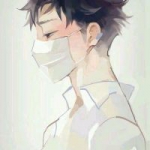头像口罩男漫画图片