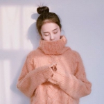 清新丸子头文艺可爱女头图片