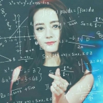 迪丽热巴数学公式头像 很美