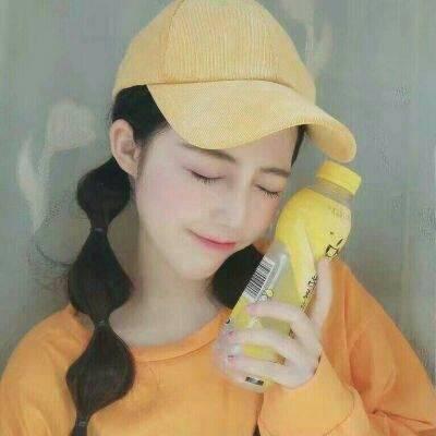 QQ头像暖色系女生