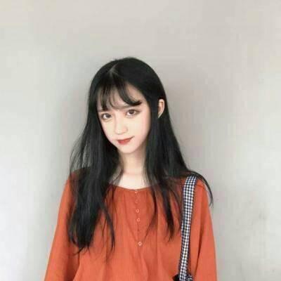 QQ头像暖色系女生