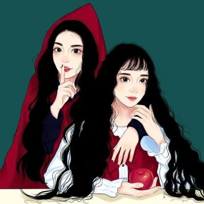 漫画头像女生图片