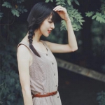 唯美简约小清新女头真人图片