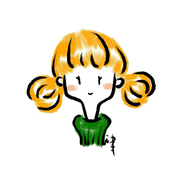 卡通萌小女孩QQ头像