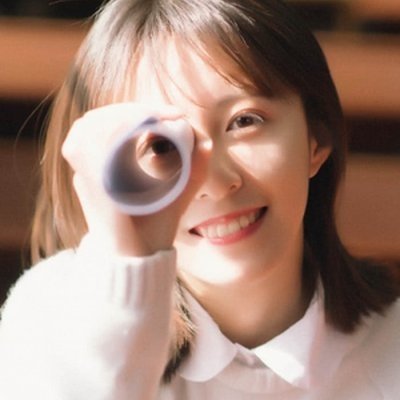 清新阳光女头微笑