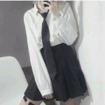 制服领带女头像