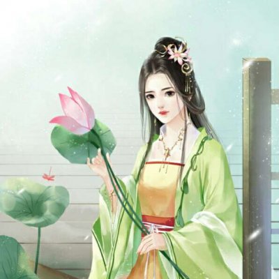 QQ头像古风手绘女生