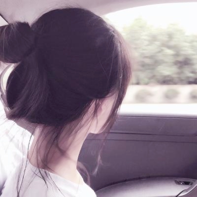 QQ头像女生侧面