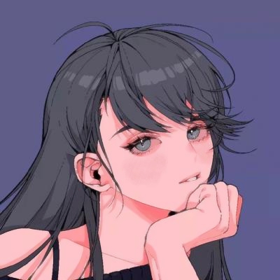 动漫情头男高冷女可爱