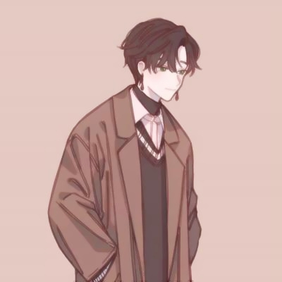 动漫情头男高冷女可爱