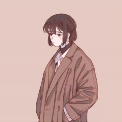 动漫情头男高冷女可爱