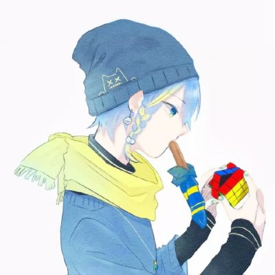 动漫情头男高冷女可爱