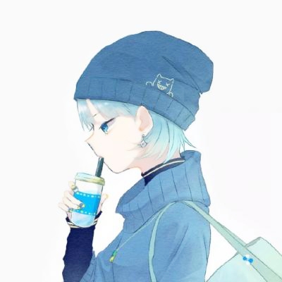动漫情头男高冷女可爱
