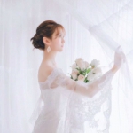 微信头像真人女生婚纱图片