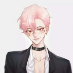 情头手绘一男一女好看高清的图片